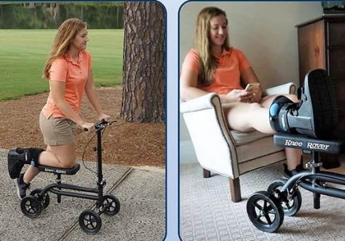 how to make a knee scooter more comfortable