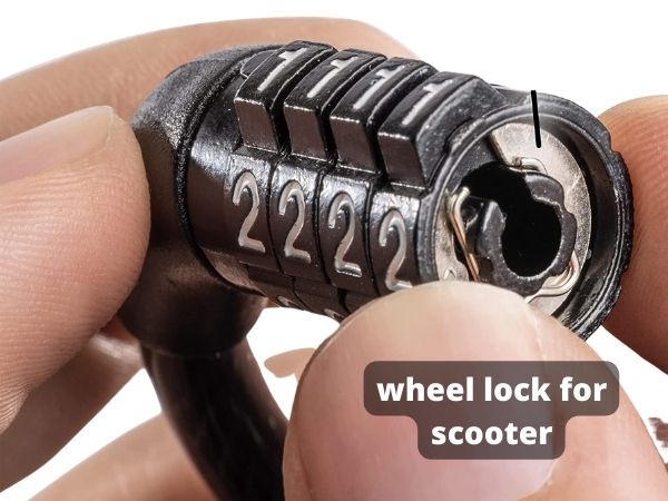 wheel lock for scooter