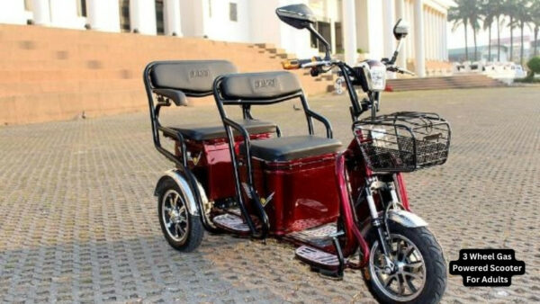 3 wheel gas powered scooter for adults