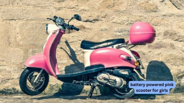 battery powered pink scooter for girls