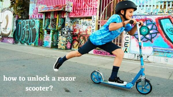 how to unlock a razor scooter?