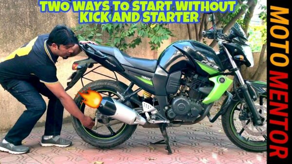 Kick Starting A Motorcycle Without A Battery